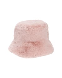 LITA by Ciara Heart Faux Fur Bucket Hat