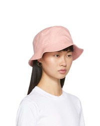 Acne Studios Pink Face Bucket Hat