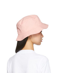 Acne Studios Pink Face Bucket Hat