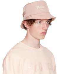 Alexander McQueen Pink Graffiti Bucket Hat