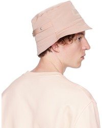 Alexander McQueen Pink Graffiti Bucket Hat
