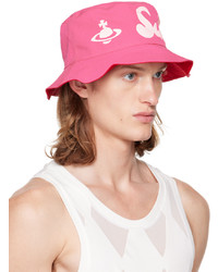 Vivienne Westwood Pink Itc Edition Fisher Bucket Hat