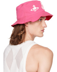Vivienne Westwood Pink Itc Edition Fisher Bucket Hat