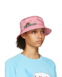 Marc Jacobs Pink Logo Bucket Hat