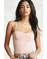 Forever 21 Studded Bustier Crop Top