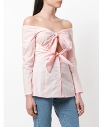 Jovonna Off Shoulder Bow Arket Shirt