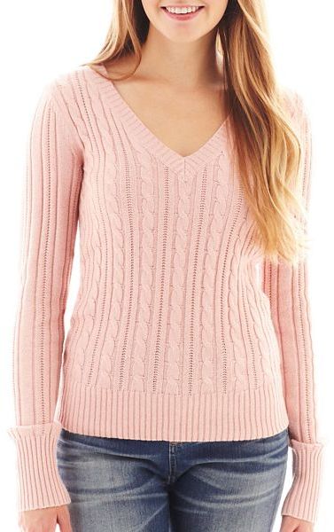 Arizona V Neck Cable Knit Sweater | Where to buy & how to wear