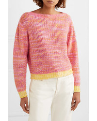 The Elder Statesman Flowers Of Life Cashmere Sweater
