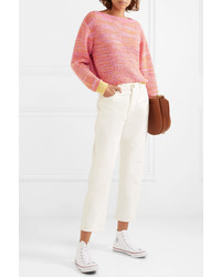 The Elder Statesman Flowers Of Life Cashmere Sweater