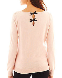 MNG by Mango Long Sleeve Sweater With Bow Detail