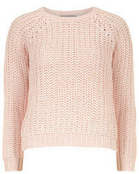 Dorothy Perkins Petite Pink Chunky Knit Jumper