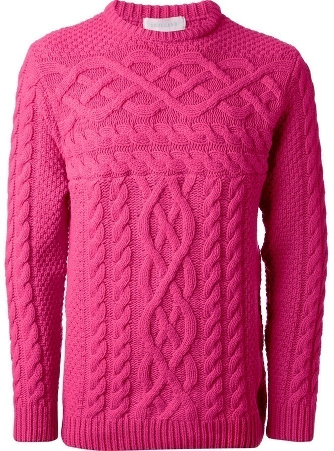 Soulland Cable Knit Sweater, $249 | farfetch.com | Lookastic