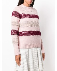 Calvin Klein 205W39nyc Stripe Panel Knitted Jumper