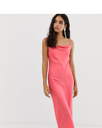 Miss Selfridge Cami Slip Dress In Pink