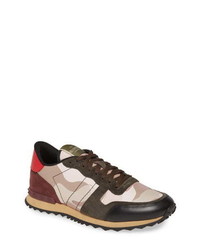 Pink Camouflage Athletic Shoes