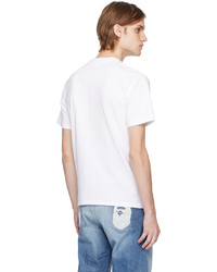 BAPE White Abc Camo Milo On T Shirt
