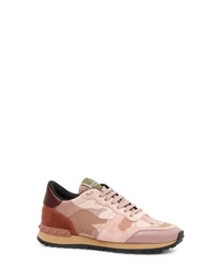 Pink Camouflage Low Top Sneakers