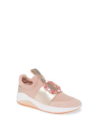 Pink Canvas Athletic Shoes