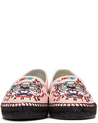 Kenzo Pink Limited Edition Tiger X I Love You Espadrilles