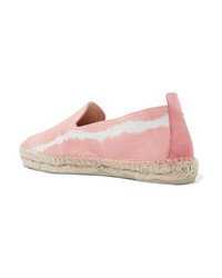 Manebi Tie Dyed Leather Espadrilles