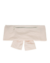 Dheygere Pink And White Sleeve Belt Bag