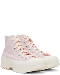 Converse Pink Chuck Taylor Lugged 20 Sneakers