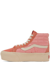 Vans Pink Joe Fresh Goods Edition Sk8 Hi Reissue Sneakers