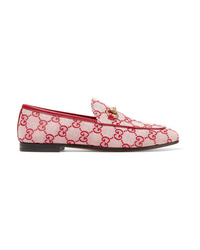 Pink Canvas Loafers
