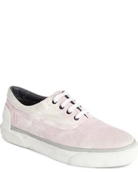 Pink Canvas Low Top Sneakers