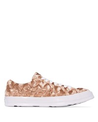 Converse Gold Le Fleur Sneakers