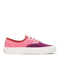 Vans Pink And Purple Og Authentic Lx Sneakers