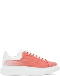 Alexander McQueen Pink White Degrad Oversized Sneakers