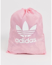 adidas Originals Trefoil Gym Sack In Pink