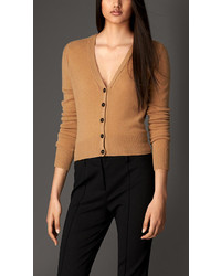 Burberry Cropped Cashmere Cardigan