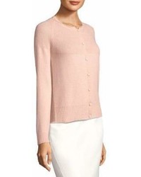 Piazza Sempione Ribbed Button Front Cardigan