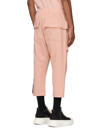 Rick Owens DRKSHDW Pink Creatch Cargo Pants