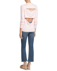 Michael Kors Michl Kors Cashmere Pullover With Cutout Back Detail