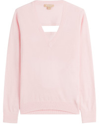 Michael Kors Michl Kors Cashmere Pullover With Cutout Back Detail