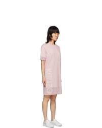 Kenzo Pink Sport Logo T Shirt Dress