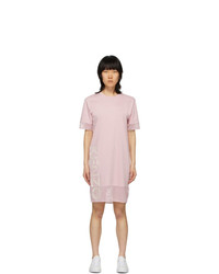 Kenzo Pink Sport Logo T Shirt Dress