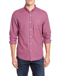 Pink Check Flannel Long Sleeve Shirt