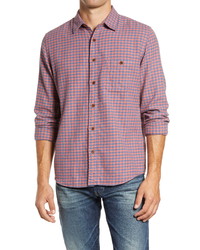 Faherty Stretch Seaview Check Flannel Button Up Shirt