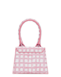 Jacquemus Pink Check Le Chiquito Clutch