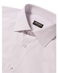 Zegna Micro Check Tailored Cut Shirt