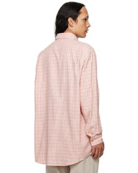 Acne Studios Pink Check Shirt