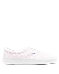 Pink Check Low Top Sneakers