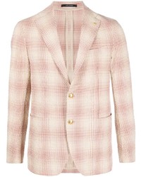 Pink Check Seersucker Blazer