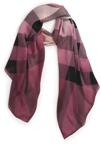 burberry silk scarf