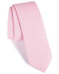 Pink Check Tie