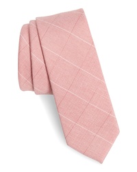 The Tie Bar Daybreak Windowpane Cotton Tie